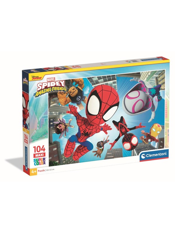 Clementoni Jigsaw Puzzle Maxi Spidey and His Amazing 104pcs. Golv