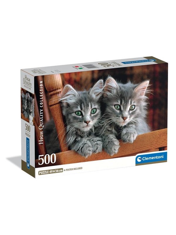 Clementoni Jigsaw Puzzle Kittens 500 pcs. Golv