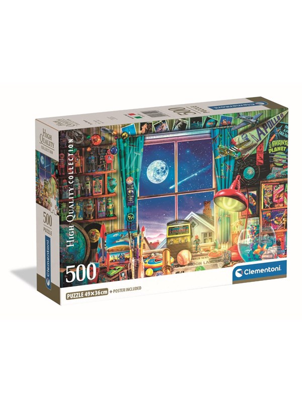 Clementoni Jigsaw Puzzle To the Moon 500pcs. Golv