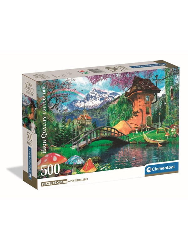 Clementoni Jigsaw Puzzle The Old Shoe House 500pcs. Golv