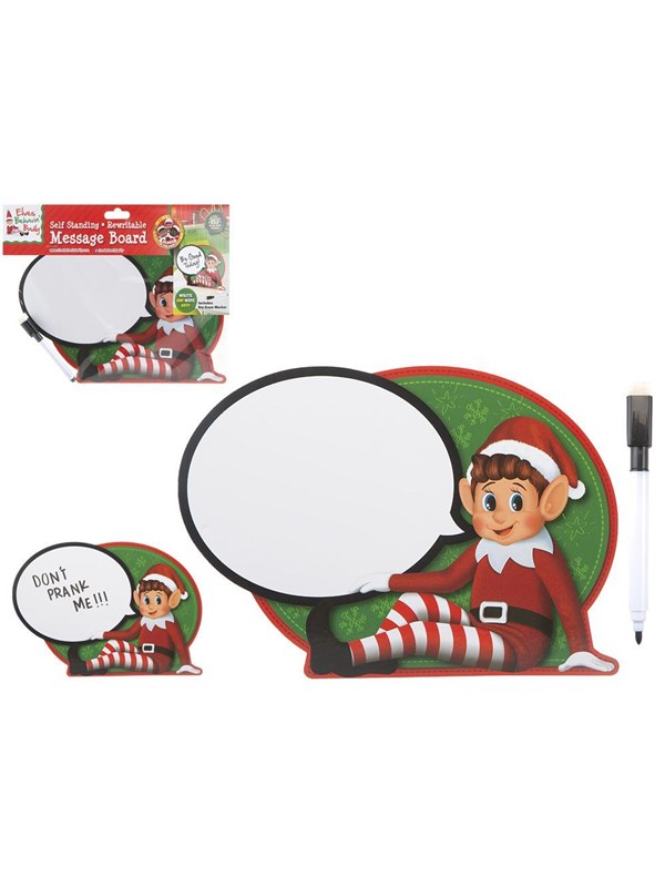 Elves Behavin' Badley Elf Message Board with Marker &amp; Sponge