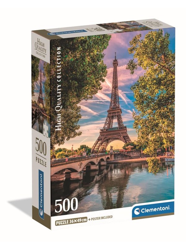 Clementoni Jigsaw Puzzle Along the Seine 500pcs. Golv