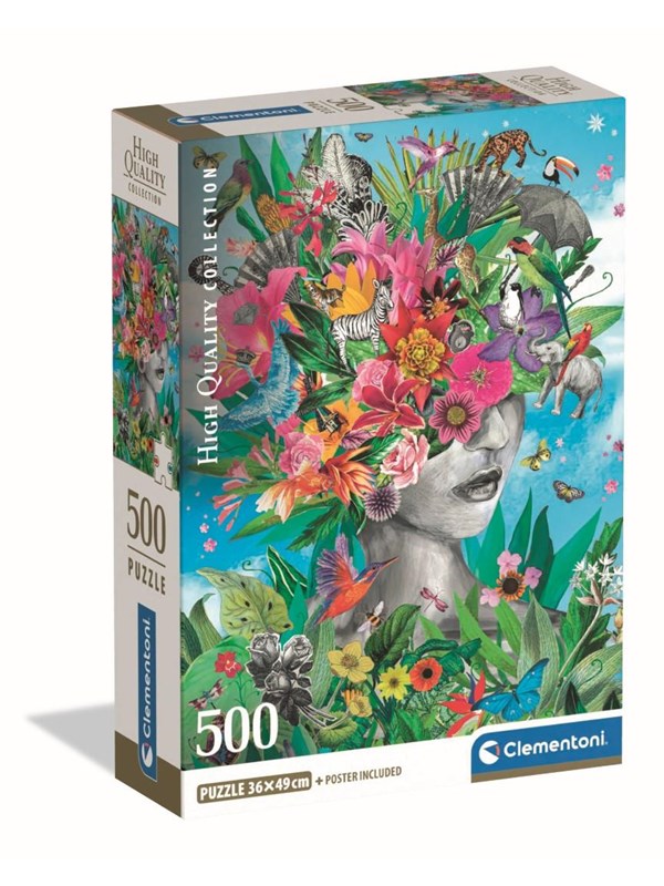 Clementoni Jigsaw Puzzle Head in the Jungle 500pcs. Golv