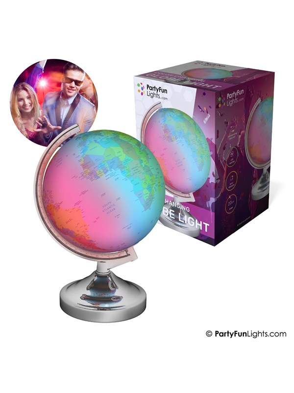 Party Funlight GLOBE LAMP - COLOR CHANGING - 5V - SEK 228 - Spara 20%