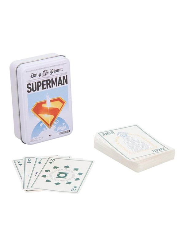 Paladone Superman Playing Cards in a Tin