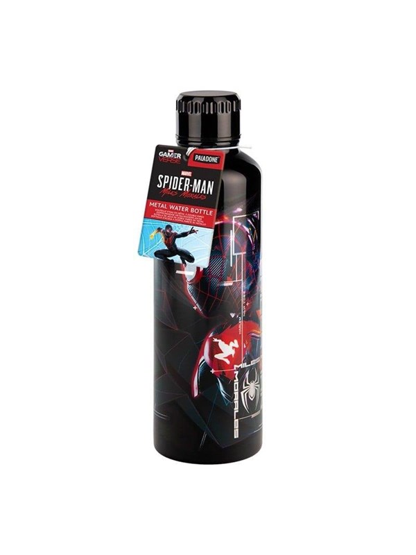 Paladone - Miles Morales Metal - Vattenflaska