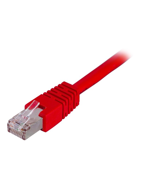 Deltaco LAN CAT 6 - F/UTP - Röd - 1m