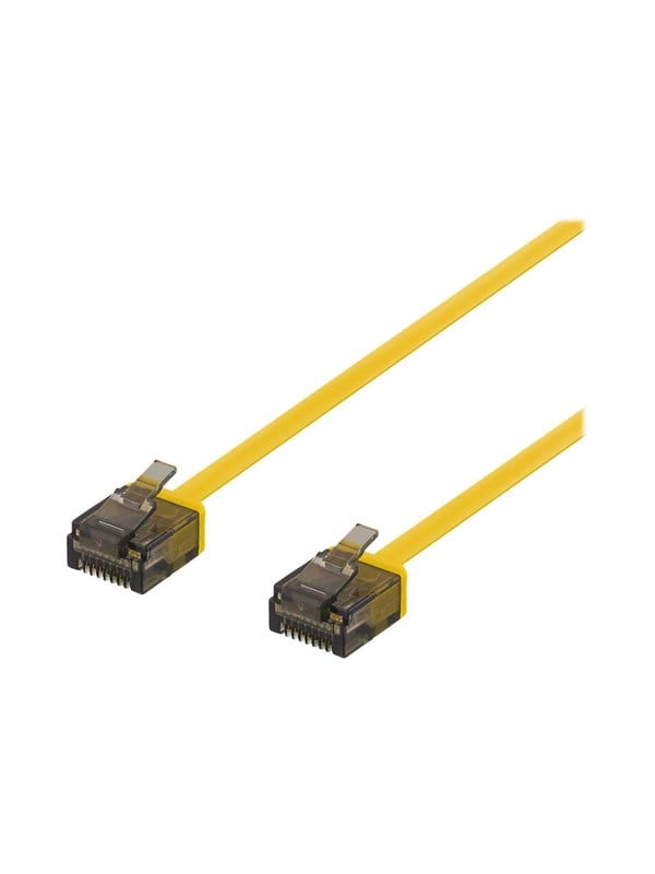 Deltaco patch cable - 1 m - yellow - Gul - 1m