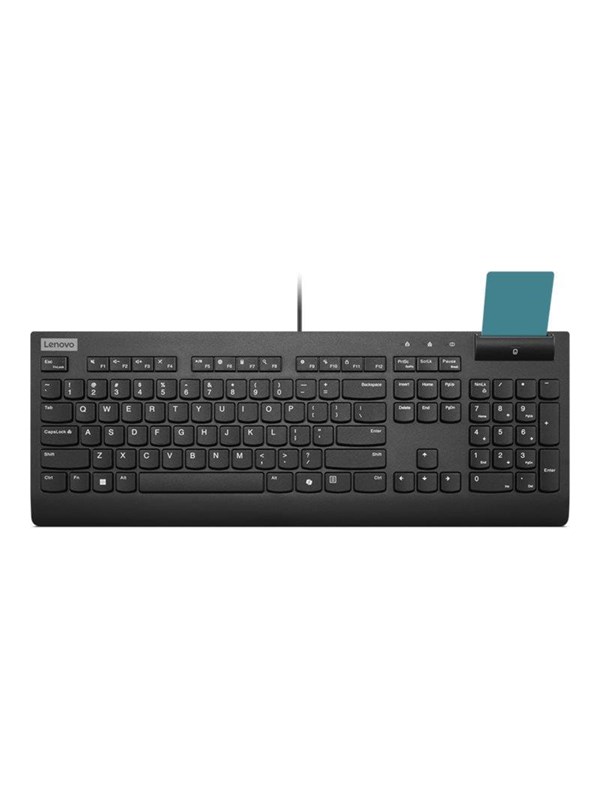 Lenovo Smartcard II - keyboard - QWERTY - Swedish/Finnish - black Input Device - Tangentbord - Svenska/finska - Svart