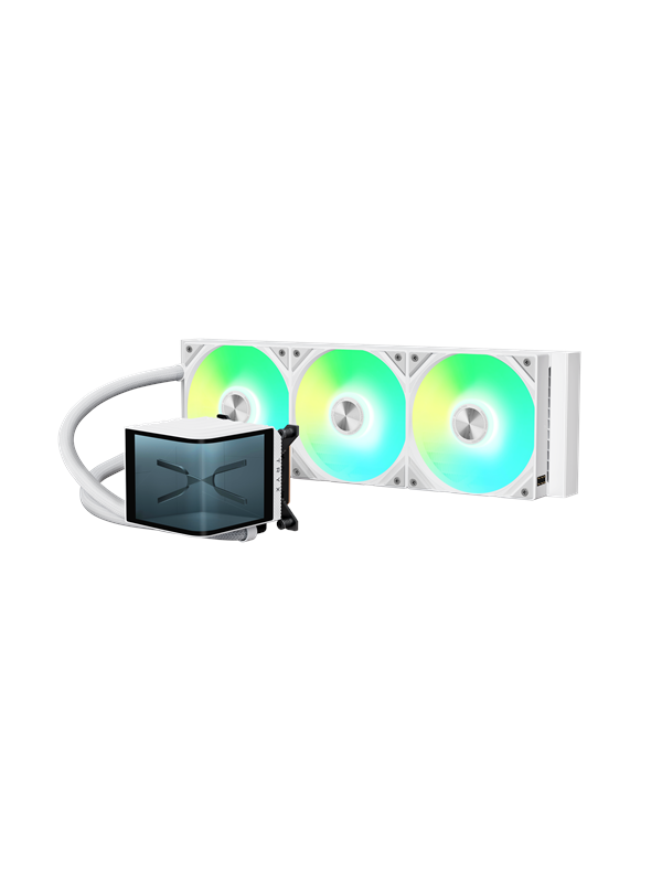 Tryx PANORAMA Upgraded 360mm AIO White - CPU Vattenkylare - Max 28 dBA