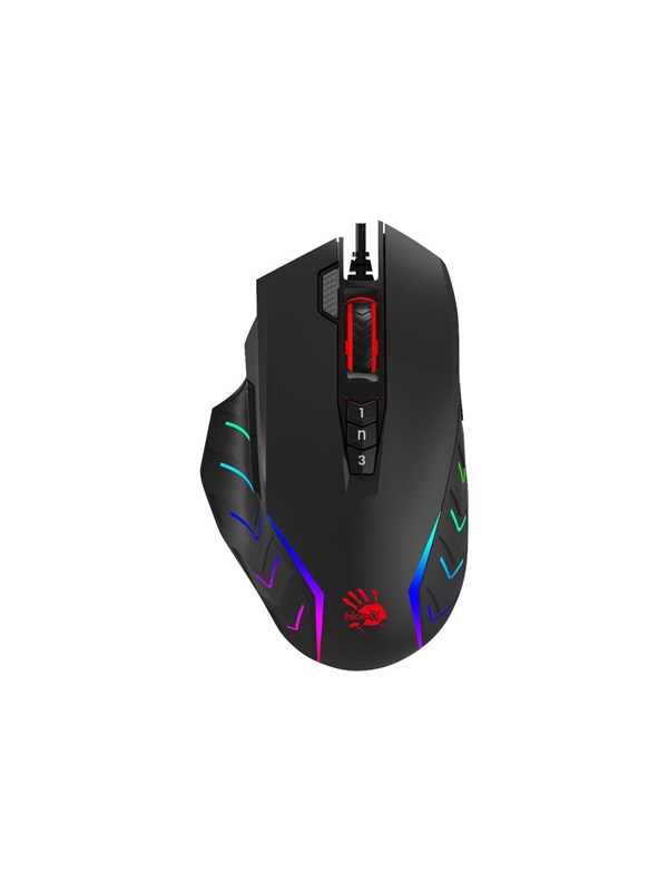 A4Tech Bloody J95S - Mouse - 9 knappar - Svart