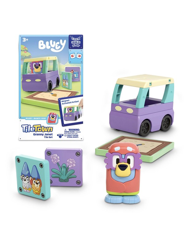 Tile Town Bluey Booster pack - assorted