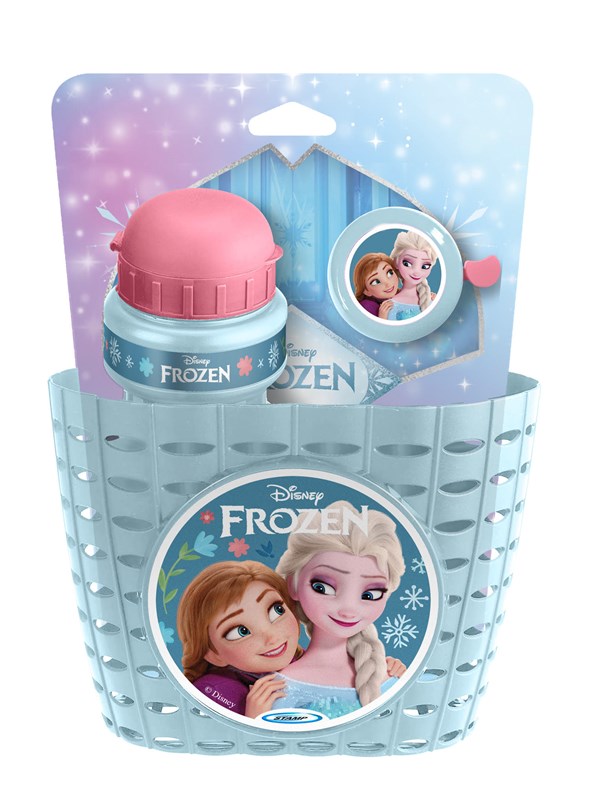 Frozen Bikeset with Bell Basket and Drinking bottle