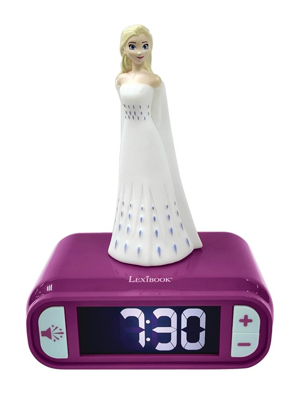 Frozen Alarm Clock with Night Light 3D design  Elsa - Köp för SEK 246 - Spara 23%