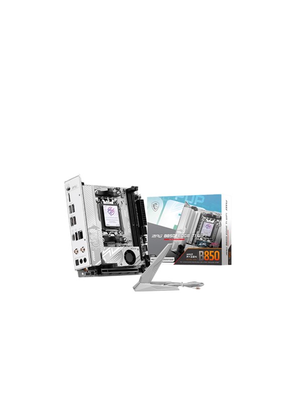MSI MPG B850I EDGE TI WIFI Moderkort - AMD B850 - AMD AM5 - DDR5 RAM - Mini-ITX