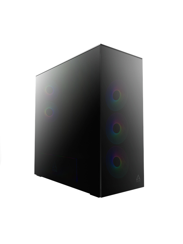 Arctic Xtender (Mirror Black) - Chassi - Miditower - Svart