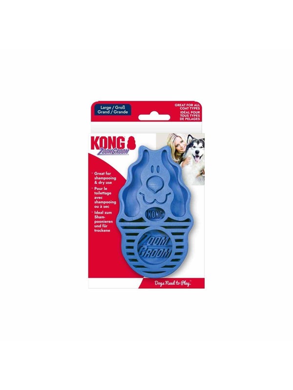 KONG - ZoomGroom - Boysenberry - 12x7.5x4.5cm