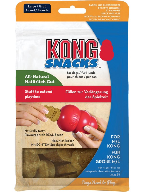 KONG -  Snacks Bacon & Cheese S 198G