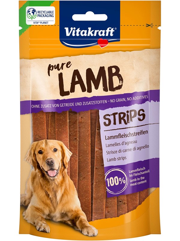 Vitakraft Pure Lamb Strips Lammköttsremsor 80g