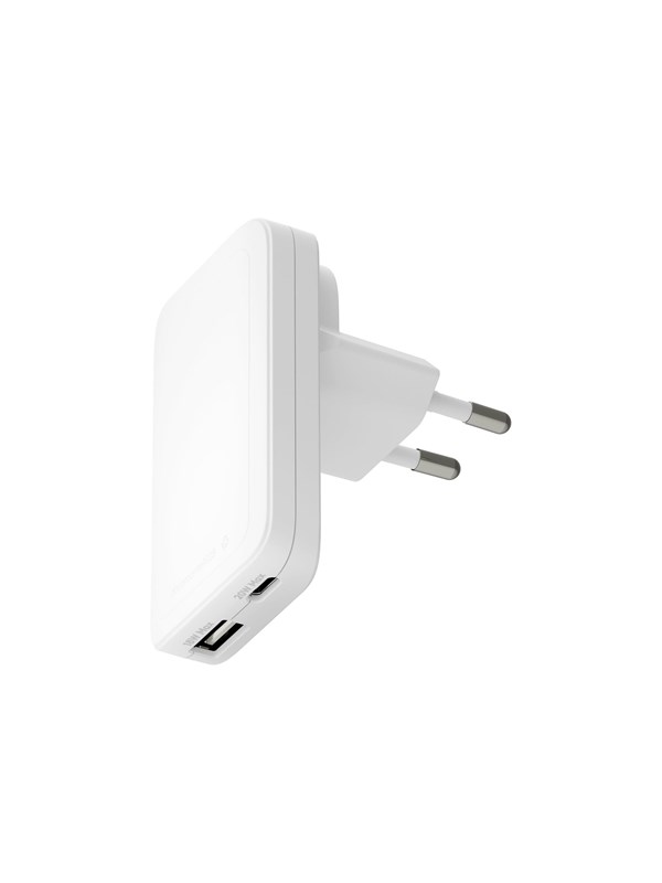 dbramante1928 re-charge Pro EU/US Slim Väggladdare (vit)
