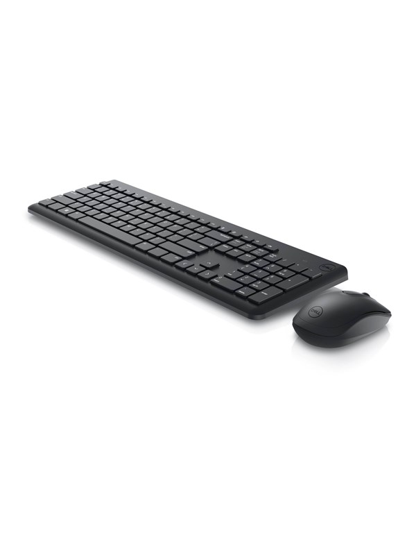Dell Wireless Keyboard and Mouse KM3322W - Tastatur &amp; Mus set - Nordisk - Svart