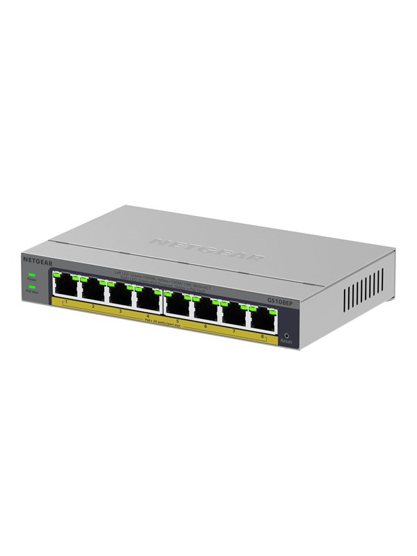 Netgear Easy Smart GS108EP - switch - 8 ports - smart