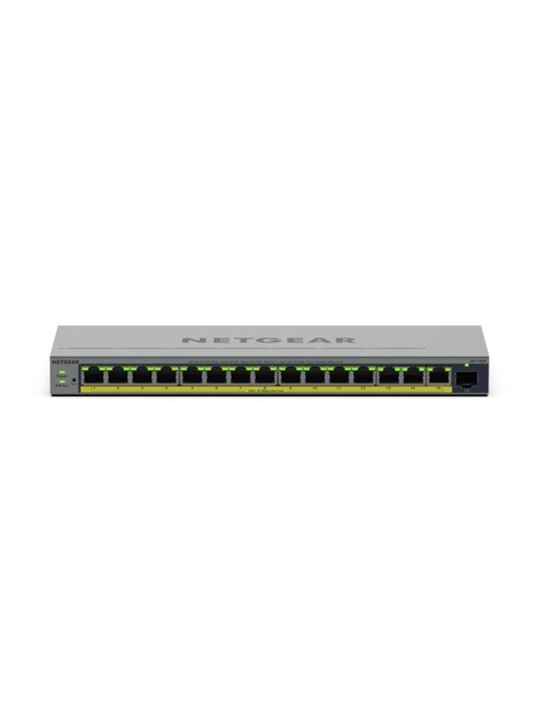 Netgear GS116EP 16-Port Gigabit Ethernet Easy Smart PoE+ Switch (180W)