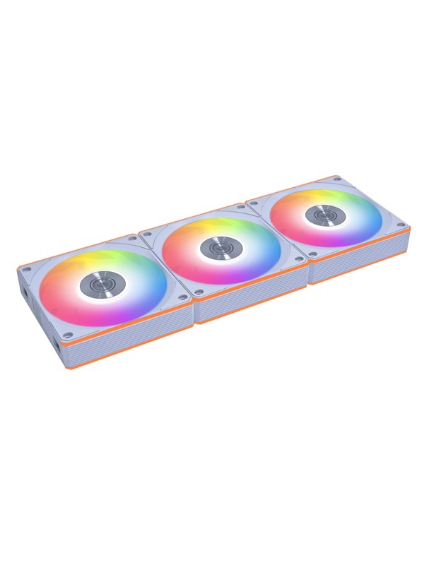Lian Li UNI FAN CL Wireless Reverse (3-Pack) - Chassi fläkt - 120mm - Vit med RGB LED - 31 dBA
