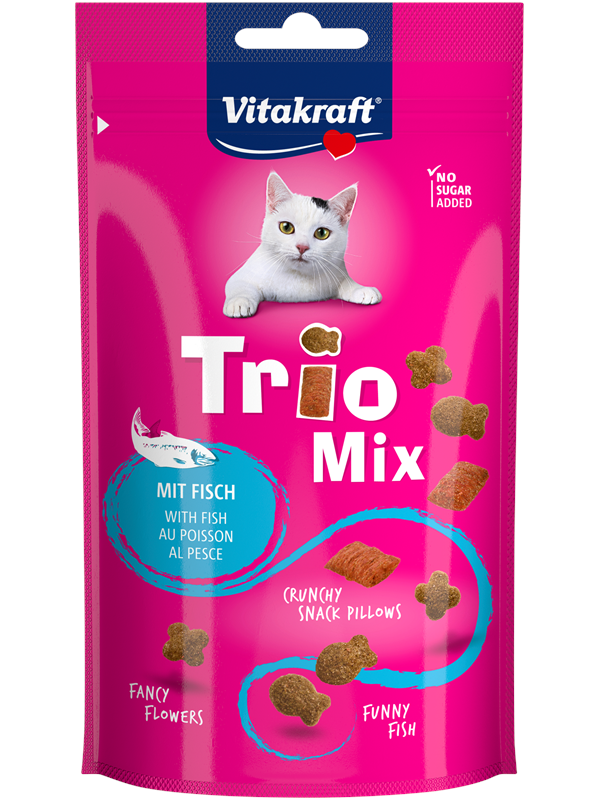 Vitakraft Trio Mix med Fisk 60g