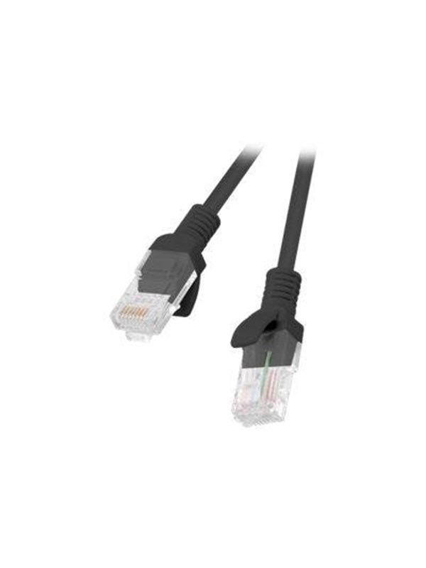 Lanberg patch cable - RAL 9004 - Black - Svart - 20m
