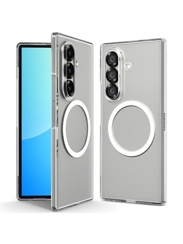 Produktfoto för Spigen Galaxy Z Fold 7 Mobilskal Magsafe Airskin - Clear/Vit