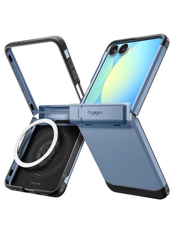 Spigen Tough Armor Pro MagSafe - sierra blue - Samsung Galaxy Z Flip7