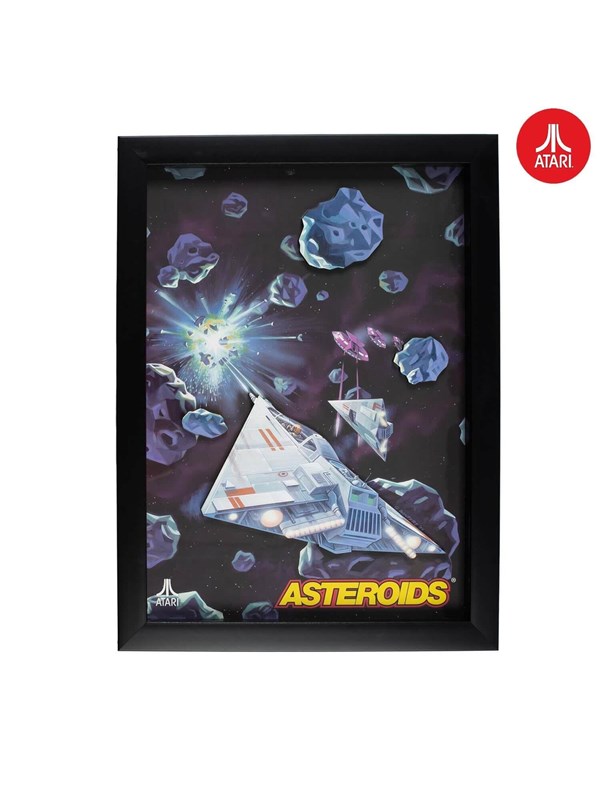 Thumbs Up! - Official Atari 3D Wall Art - Asteroids Collection - Bild