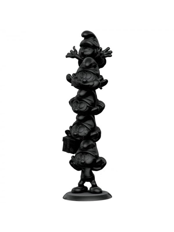 Plastoy - The Smurfs Resin Statue Smurfs Column Black Edition 50 cm - Figur