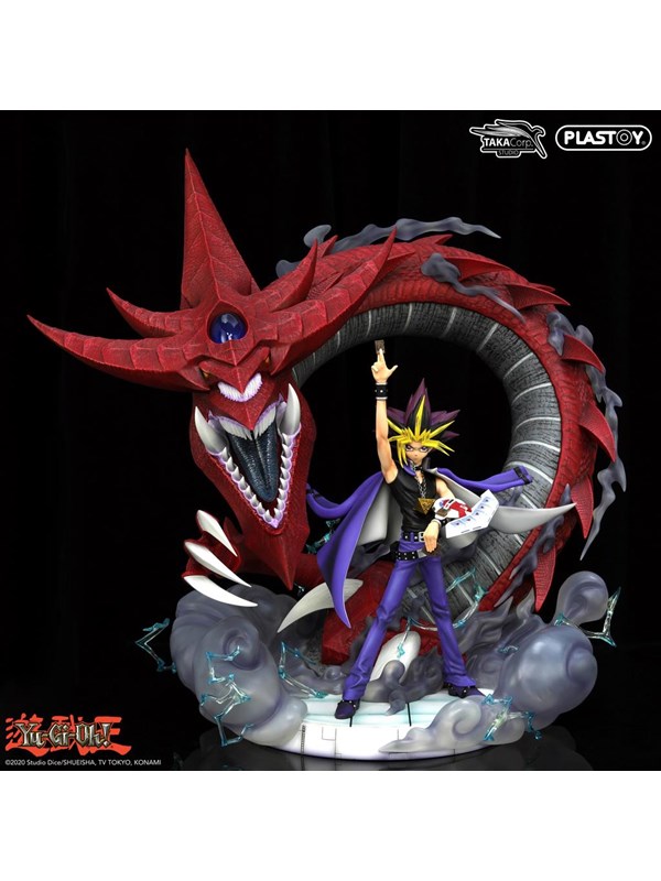 Plastoy - YAMI YUGI &amp; SLIFER - YU-GI-OH! STATUE - Figur