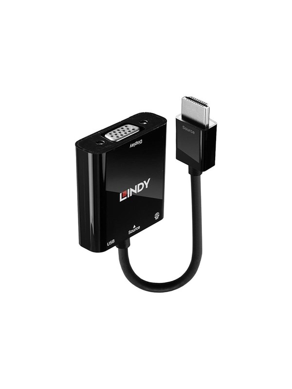 Lindy - video converter - black
