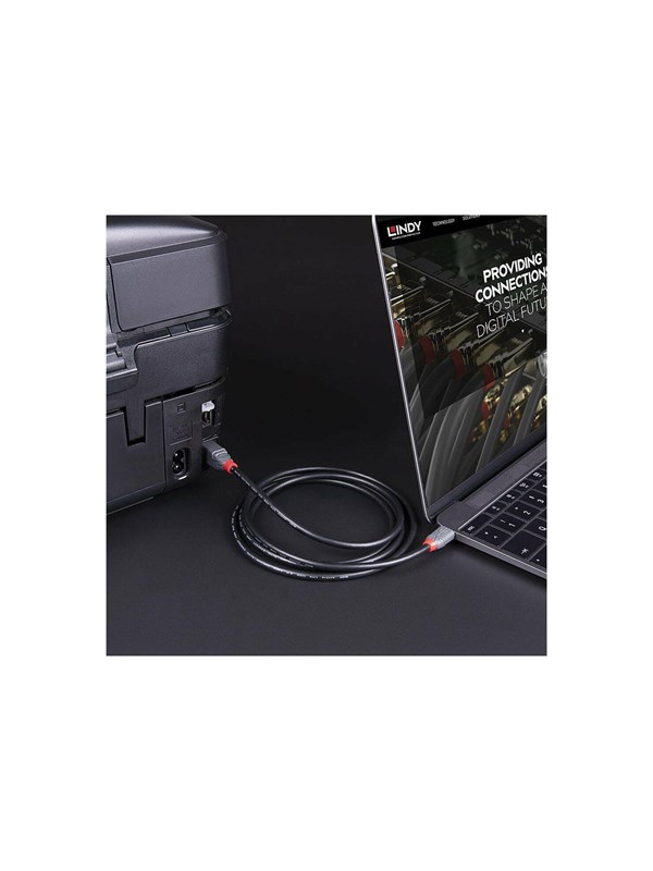 Lindy Anthra Line - USB-C cable - 24 pin USB-C to USB Type B - 1 m