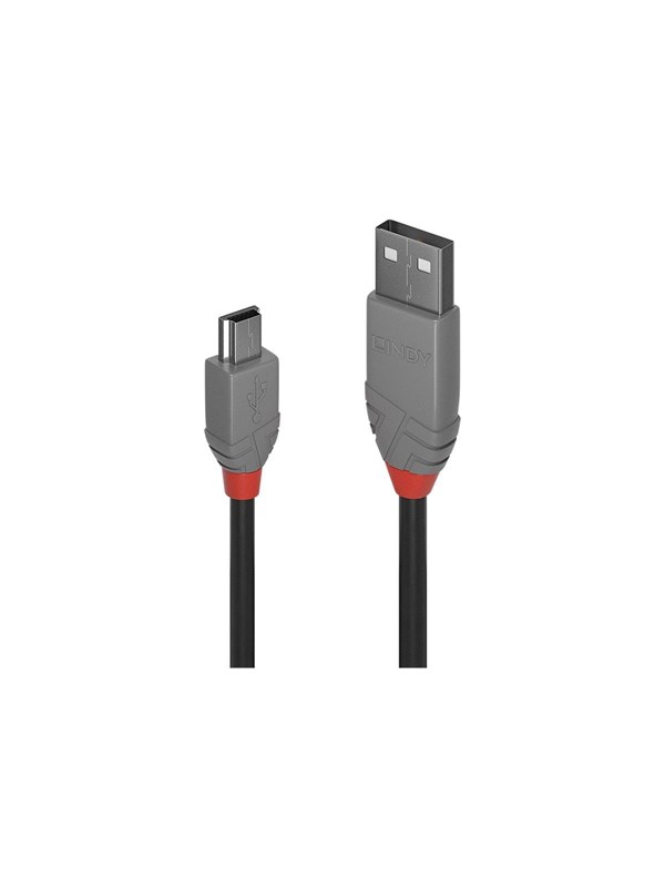 Lindy Anthra Line - USB cable - USB to mini-USB Type B - 20 cm