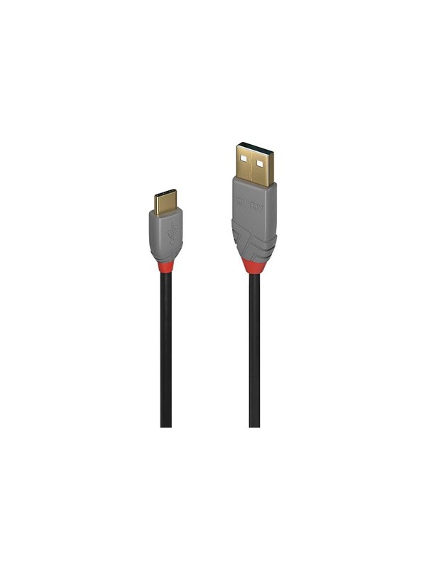 Lindy Anthra Line - USB-C cable - 24 pin USB-C to USB Type A - 50 cm