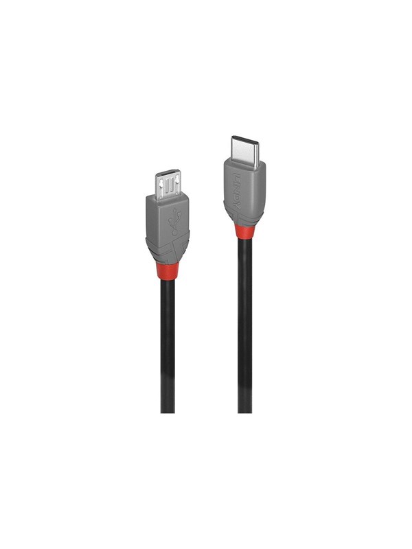 Lindy Anthra Line - USB-C cable - 24 pin USB-C to Micro-USB Type B - 50 cm