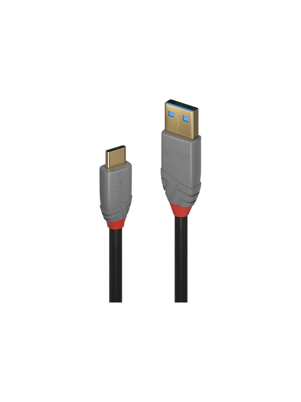 Lindy Anthra Line - USB-C cable - 24 pin USB-C to USB Type A - 1.5 m