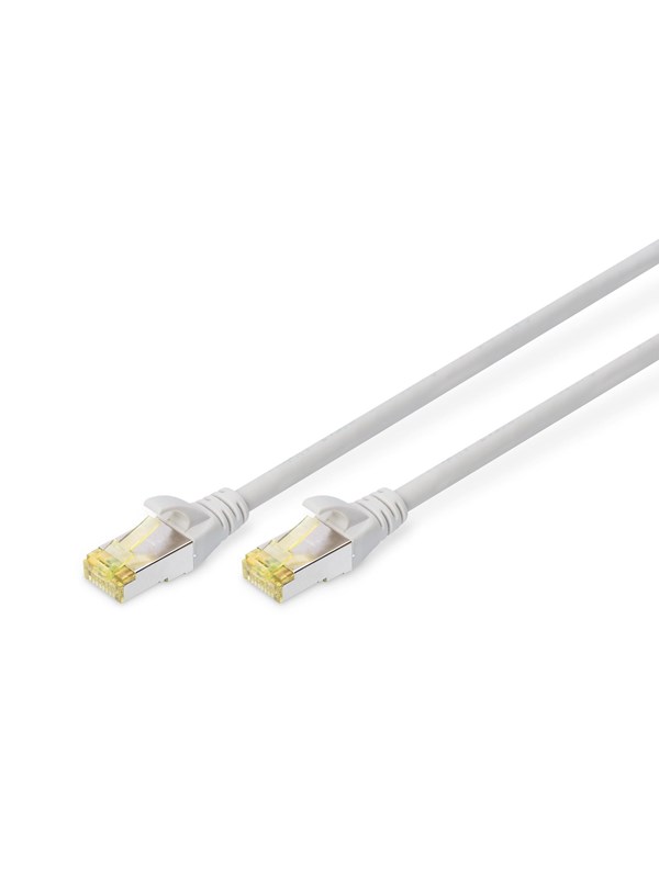DIGITUS CAT 6A S-FTP Patch Cord - 0.5m - Grå - 0.5m