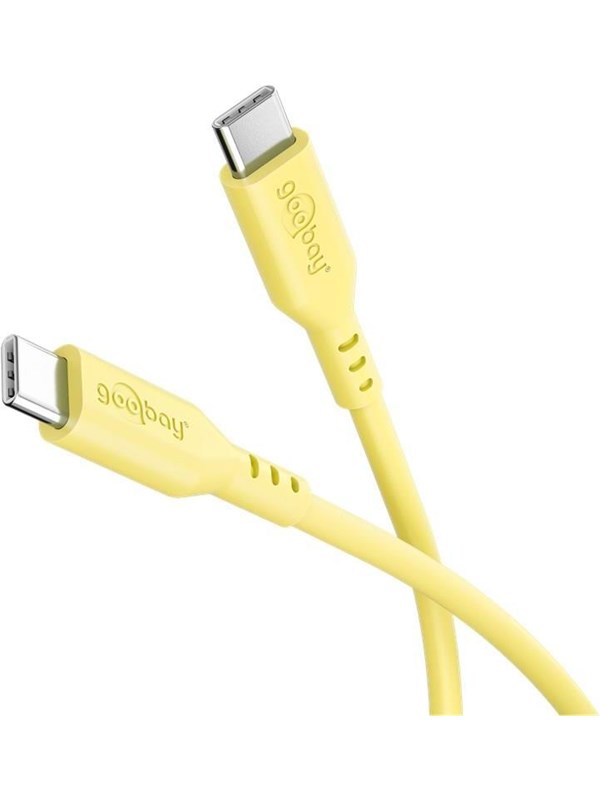 Pro USB-C <-> USB-C - PD 60W - 1.5m - Gul - USB-kabel