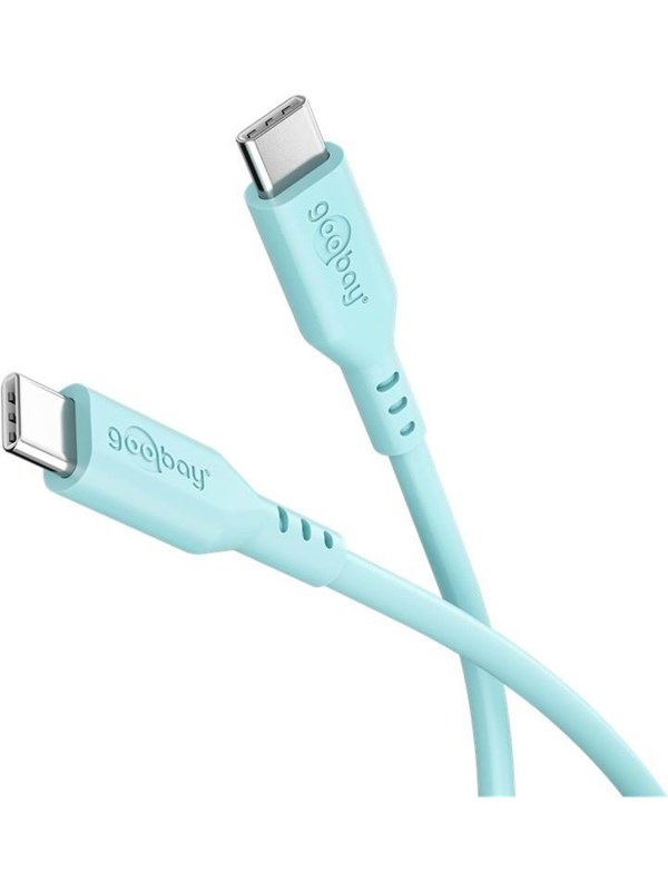 Pro USB-C <-> USB-C - PD 60W - 1.5m - Turkos - USB-kabel