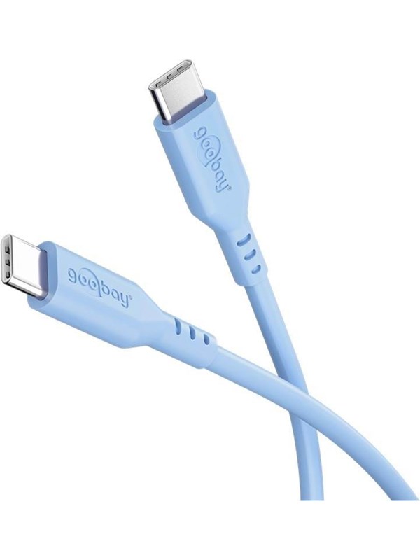 Pro USB-C <-> USB-C - PD 60W - 1.5m - Blå - USB-kabel
