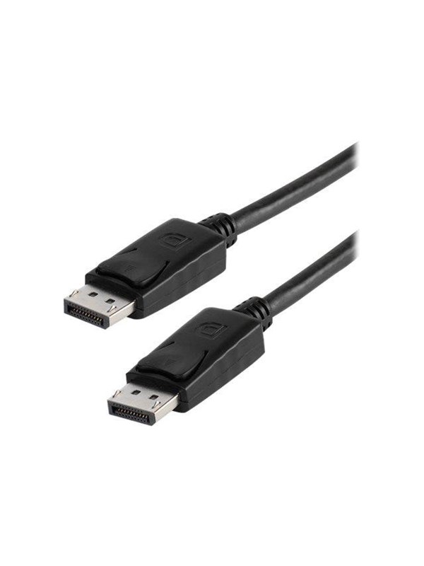 Produktfoto för Vivanco Datakabel DisplayPort hane - hane 1.8m svart