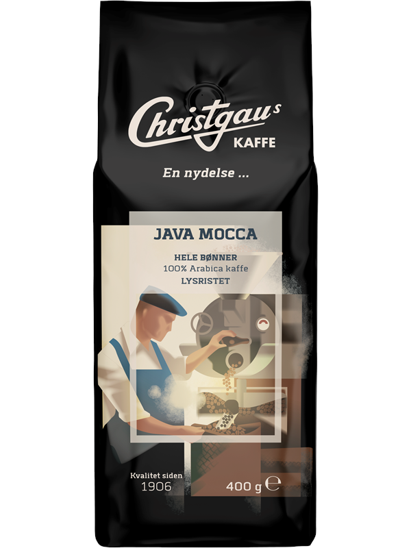 Christgau Java/Mocca - Whole beans - 400g - Köp för SEK 129 - Spara 29%