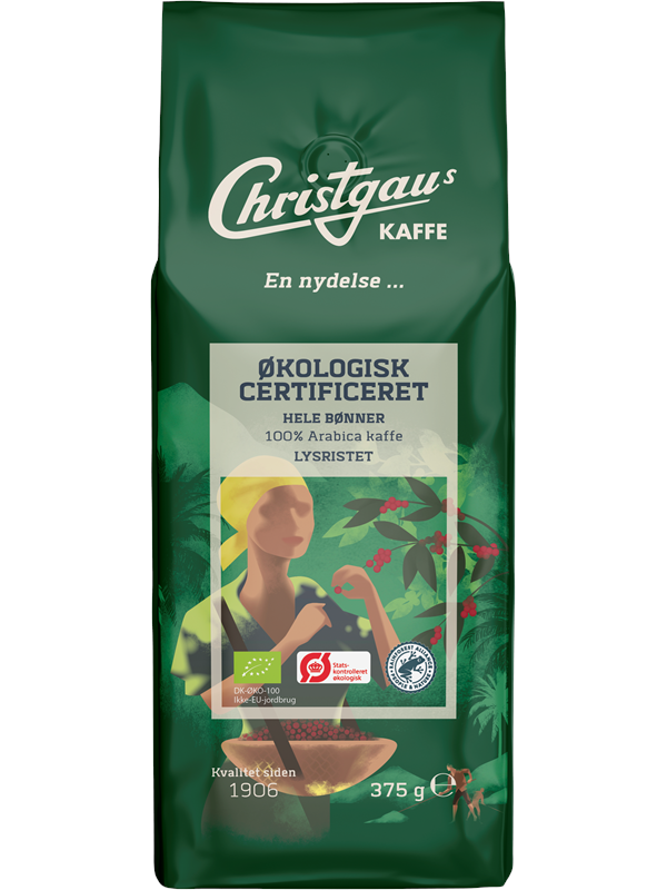 Christgau Organic - Whole beans - 375g - Köp för SEK 129 - Spara 29%