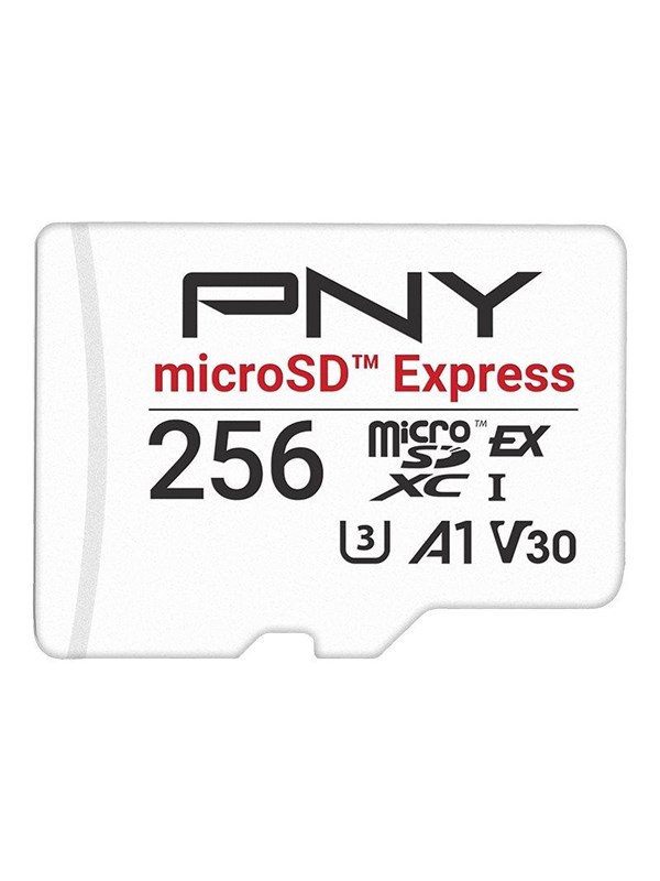 PNY - flash memory card - 256 GB - microSD PCI Express Gen 3x1 UHS-I