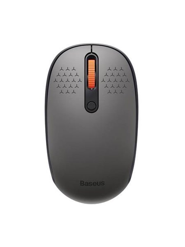 Baseus F01A 2.4G Wireless Mouse 1600DPI - Frosted Grey - Grå